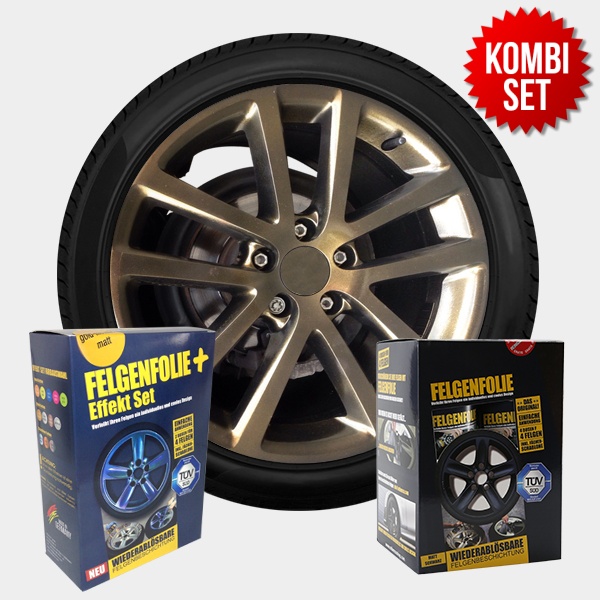 FELGENFOLIE Set Kombi - Effekt (€30,79/l)